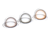 i-DOL Eyeis Melo Brown colored contact lens, 13.0mm graphic diameter, Monthly wear