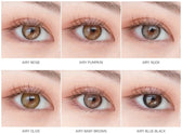 i-DOL Roze Airy Nude Brown — contact lens product information graphic