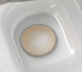 i-DOL Yurial Max Water Brown colored contact lens, 13.3mm graphic diameter, Monthly wear