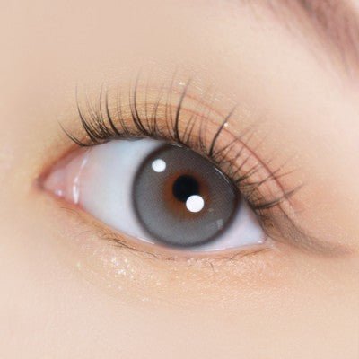 i-DOL Yurial Mul Gray colored contact lens, 12.8mm graphic diameter, Monthly wear