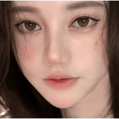 i-DOL Yurial Serum Brown — model portrait showing the contact lens look
