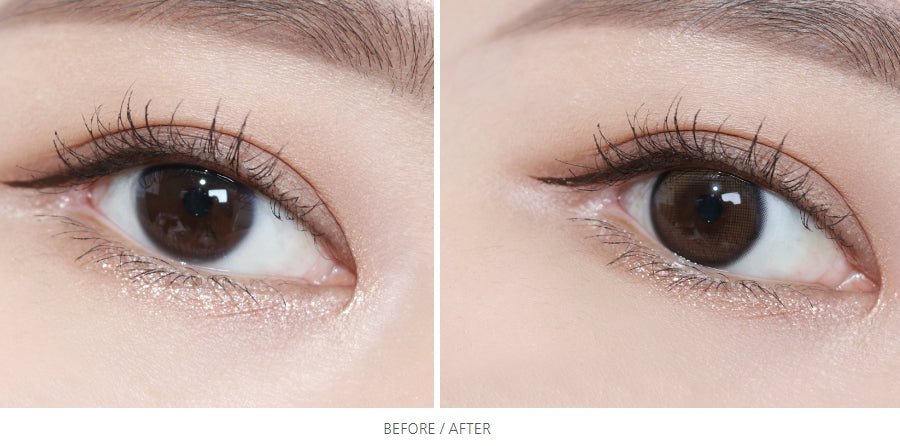 i-DOL Yurial Water Brown 1 Day (10p) colored contact lens, 13.2mm graphic diameter, Daily wear