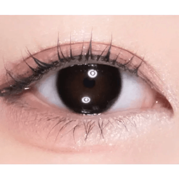 LensTown It's Basic Black colored contact lens, 12.9mm graphic diameter, Monthly wear