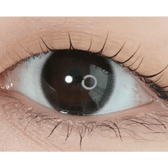 LensTown It's Basic Black colored contact lens, 12.9mm graphic diameter, Monthly wear