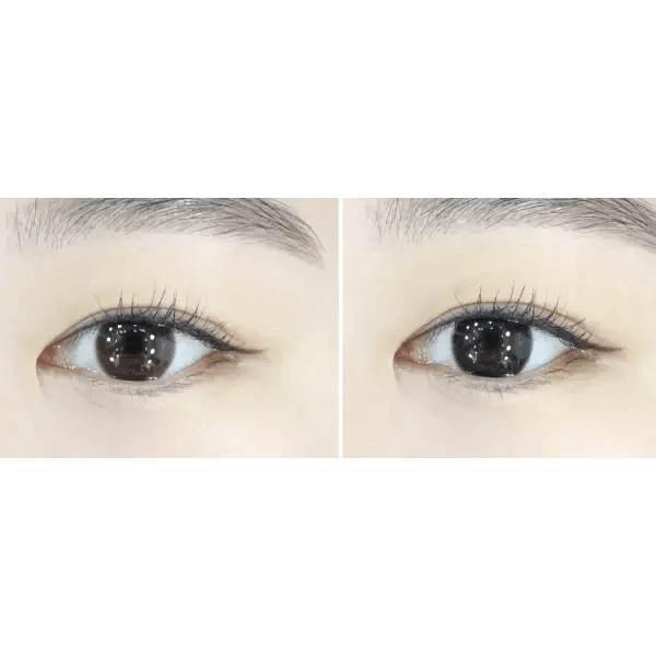 LensTown It's Basic Black colored contact lens, 12.9mm graphic diameter, Monthly wear