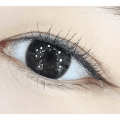 LensTown It's Basic Black colored contact lens, 12.9mm graphic diameter, Monthly wear