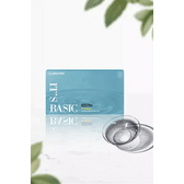 LensTown It's Basic Black colored contact lens, 12.9mm graphic diameter, Monthly wear
