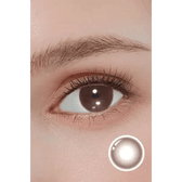 LensTown It's Basic Milk Choco colored contact lens, 12.9mm graphic diameter, Monthly wear
