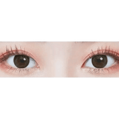 LensTown It's Natural Forest Green — both eyes wearing the contact lenses