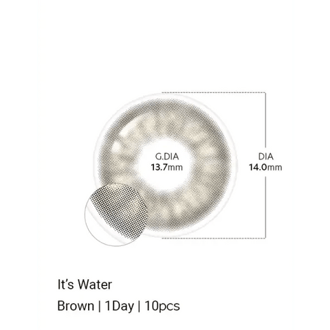 It's Water Brown 13.4mm (10p)