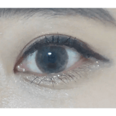 LensTown It's Water Brown (10p) — single-eye close-up showing the contact lens appearance