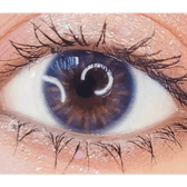 LensRang iWWi Ailleen Blue — single-eye close-up showing the contact lens appearance