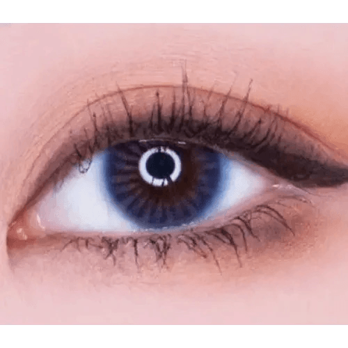 LensRang iWWi Ailleen Blue — single-eye close-up showing the contact lens appearance