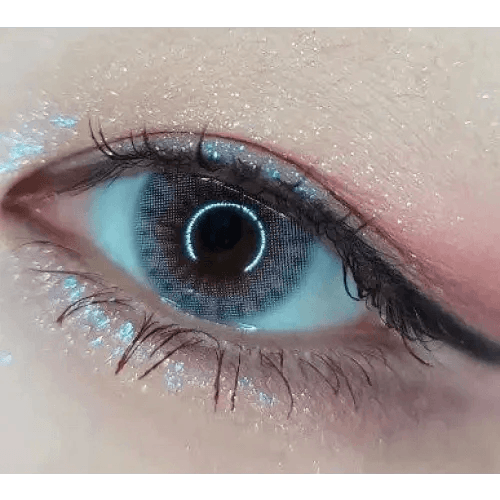 LensRang iWWi Ailleen Gray — single-eye close-up showing the contact lens appearance