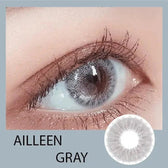 LensRang iWWi Ailleen Gray — single-eye close-up showing the contact lens appearance
