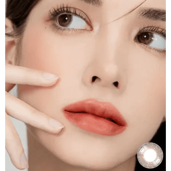 LensRang iWWi Celinay Choco — model portrait showing the contact lens look
