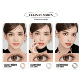 LensRang iWWi Celinay Choco — contact lens appearance comparison