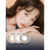 LensRang iWWi Celinay Gray — model portrait showing the contact lens look