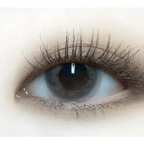LensRang iWWi Celinay Gray — single-eye close-up showing the contact lens appearance