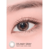 LensRang iWWi Celinay Gray — single-eye close-up showing the contact lens appearance