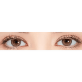 LensRang iWWi Celinay Gray — both eyes wearing the contact lenses