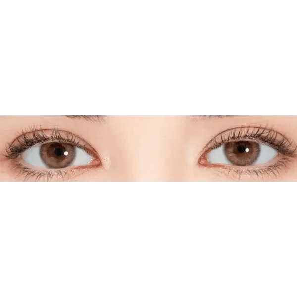 LensRang iWWi Celinay Gray — both eyes wearing the contact lenses