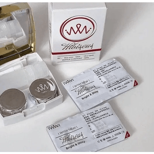 LensRang iWWi Hibiscus Brown — contact lens packaging