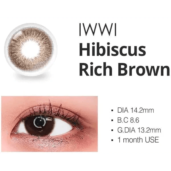 iWWi Hibiscus Brown 13.2mm