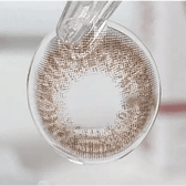 LensRang iWWi Hibiscus Brown — close-up of the contact lens design