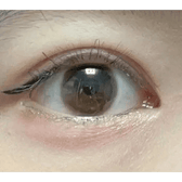 LensRang iWWi Iwwing Choco — single-eye close-up showing the contact lens appearance