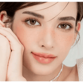 LensRang iWWi Iwwinka Brown — model portrait showing the contact lens look