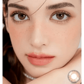 LensRang iWWi Iwwinka Brown — model portrait showing the contact lens look