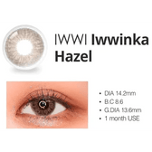 LensRang iWWi Iwwinka Hazel — contact lens product information graphic