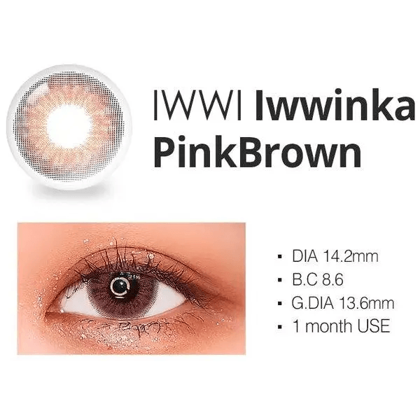 LensRang iWWi Iwwinka Pink — contact lens product information graphic