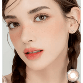 LensRang iWWi Iwwinka Pink — model portrait showing the contact lens look