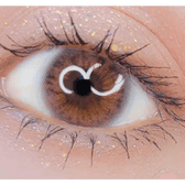 LensRang iWWi Iwwinka Pink — single-eye close-up showing the contact lens appearance