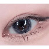 LensRang iWWi Narcissus Blue — single-eye close-up showing the contact lens appearance