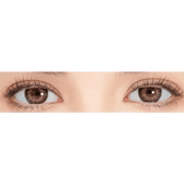 LensRang iWWi Puella Pink — both eyes wearing the contact lenses