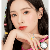 LensRang Sharing Gray — model portrait showing the contact lens look