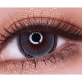 LensRang Sharing Gray — single-eye close-up showing the contact lens appearance