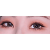 LensRang Sharing Gray — both eyes wearing the contact lenses