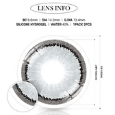LensRang Sharing Gray — contact lens product information graphic