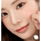 LensRang Iwwiny Choco — model portrait showing the contact lens look