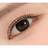 LensRang Iwwiny Choco — single-eye close-up showing the contact lens appearance