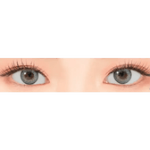LensRang Iwwitch Blue — both eyes wearing the contact lenses
