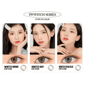 LensRang Iwwitch Brown — contact lens appearance comparison