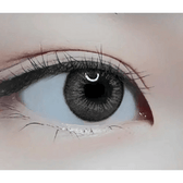 LensRang Iwwitch Brown — single-eye close-up showing the contact lens appearance