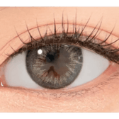 LensRang Iwwitch Gray — single-eye close-up showing the contact lens appearance