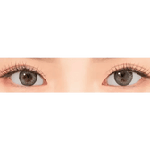 LensRang Iwwitch Gray — both eyes wearing the contact lenses
