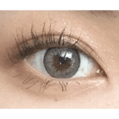 LensRang Iwwitch Gray — single-eye close-up showing the contact lens appearance